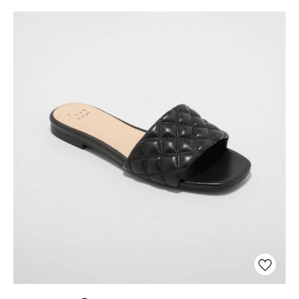 A New Day Quilted Slide Sandals
